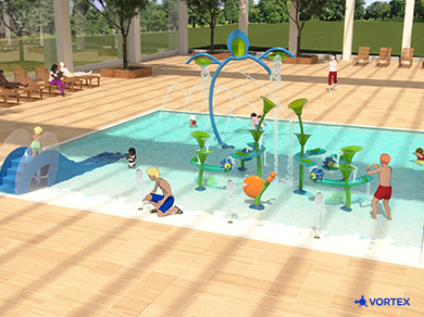Complexe aquatique pataugeoire 01