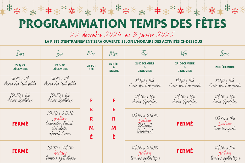Programmation temps des fÊtes 2024 25